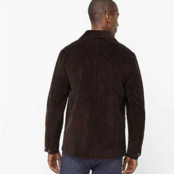 Wallace Barnes Slim-fit chore jacket dark brown corduroy - Picture 2 of 5